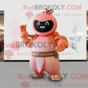 Mascot character of a Peach...