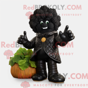 Mascot character of a Black...