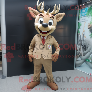 Maskottchen eines braunen...