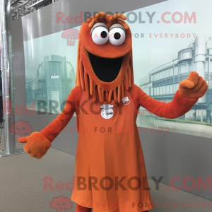 Maskot karakter af en Rust...