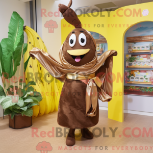 Mascot character of a Brown...