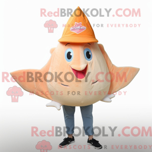 Mascot character of a Peach...