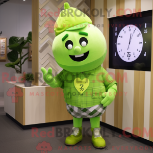 Mascot character of a Lime...