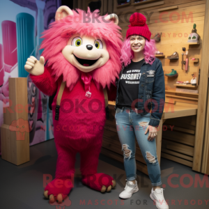 Mascot character of a...