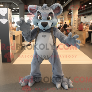 Mascot character of a Gray...