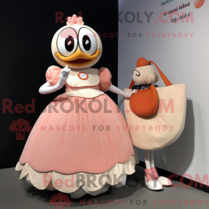 Mascot character of a Peach...