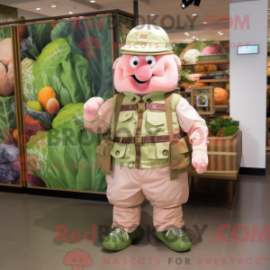Mascot karakter van een...