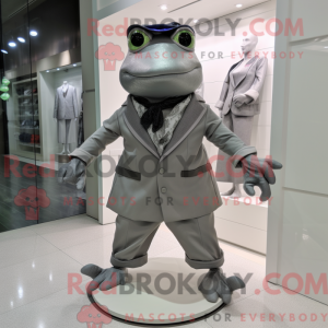Mascot character of a Gray...