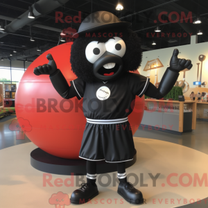 Mascot character of a Black...