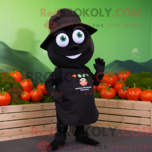 Mascot character of a Black...