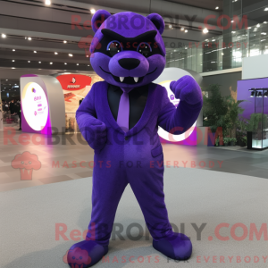 Postava maskota Purple...