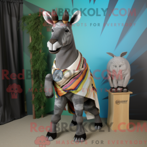 Mascot character of a Gray...