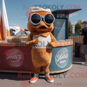 Mascot karakter van een...