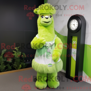 Mascot character of a Lime...