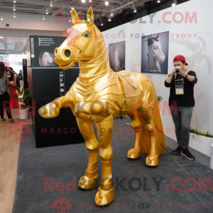 Mascot character of a Gold...