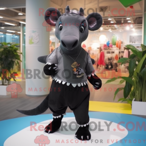 Maskotkarakter af en tapir...