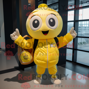 Mascot character of a Lemon...