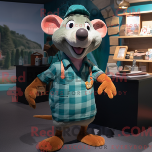 Figura de máscara de um...