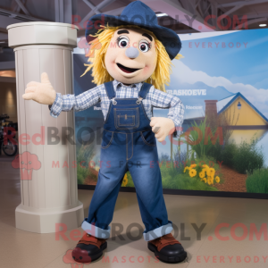 Mascot character of a Navy...