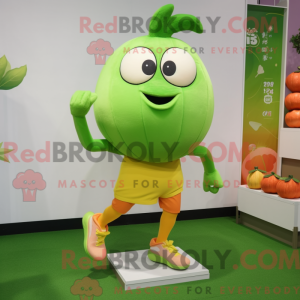 Mascot character of a Lime...