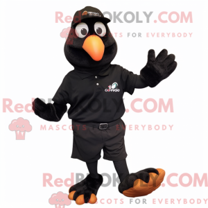 Mascot character of a Black...