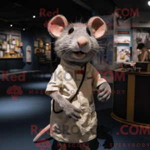 Mascottefiguur van een rat...