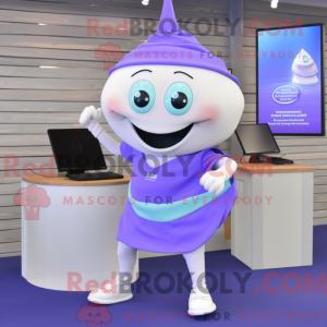 Postava maskota levandule...
