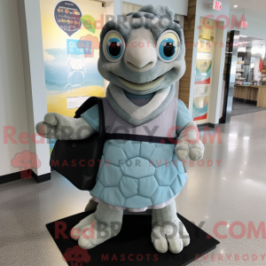 Mascot character of a Gray...
