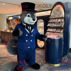 Maskotfigur af en Navy...