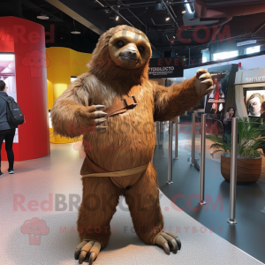 Rust Giant Sloth mascotte...