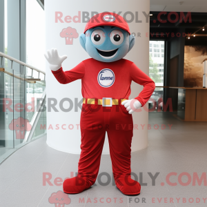 Mascot character of a Red...