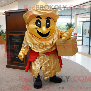 Mascottekarakter van een...