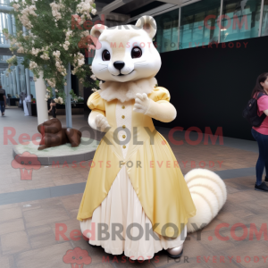 Mascot character of a Cream...