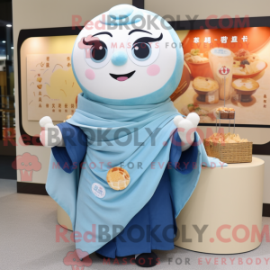 Mascot character of a Blue...