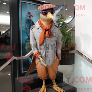 Mascottefiguur van een...