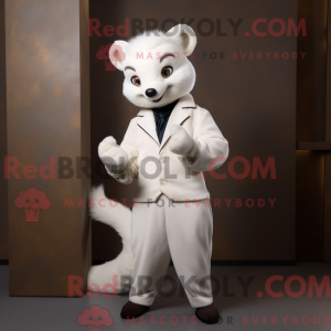 Mascot character of a White...