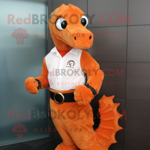 Rust Sea Horse maskot...