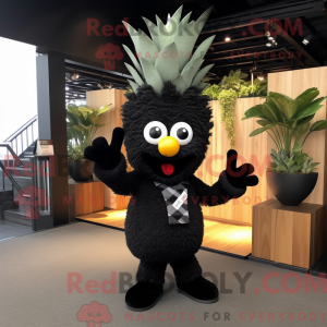 Mascot character of a Black...