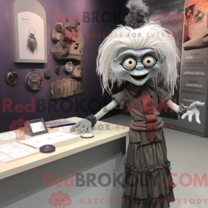 Mascot character of a Gray...