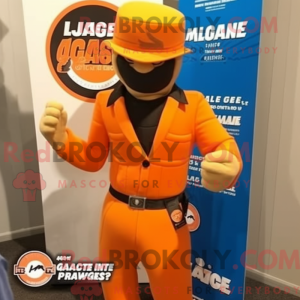 Mascot karakter van een...