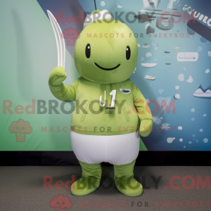 Mascot character of a Olive...