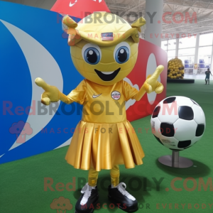 Mascot character of a Gold...