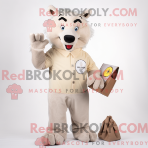 Personaggio mascotte Lupo...