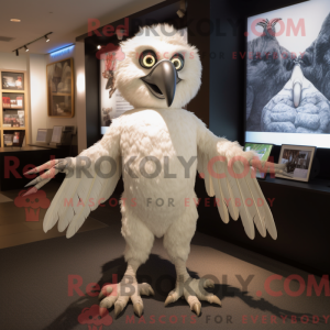 Mascot character of a White...