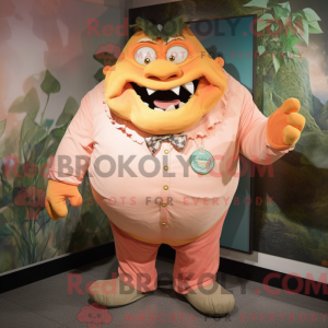 Mascot character of a Peach...