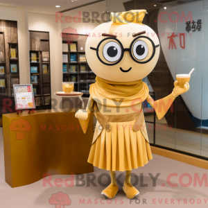 Mascot character of a Gold...