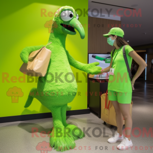 Mascot character of a Lime...