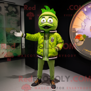 Mascot character of a Lime...