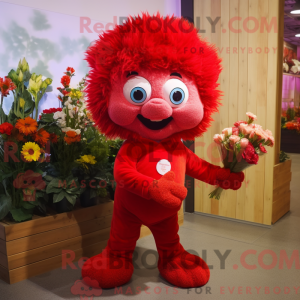 Mascot character of a Red...