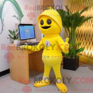 Maskot-karakter av en...